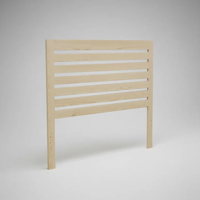 Cabecera Queen Size Madera De Pino Cama Venecia Muebles GM Sin Pintar