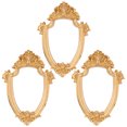 thumbnail image 1 of SHISUYAN 3 Pcs Accessoires de Cadre Photo Cadres Décoratifs en Résine Cadres Rétro Décorations pour la Maison, 1 of 8