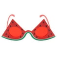thumbnail image 1 of 1 Pce Lunettes en Forme de Melon D\'eau Accessoires de Fête Lunettes de Vacances (Rouge), 1 of 9