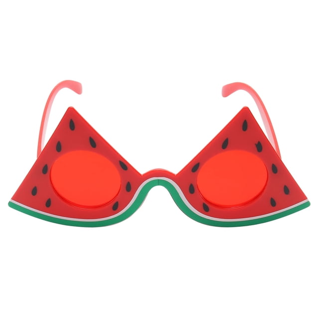 1 Pce Lunettes en Forme de Melon D\'eau Accessoires de Fête Lunettes de Vacances (Rouge)