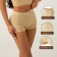 thumbnail image 6 of WMTBSRSW Seamless Shaping Boyshorts Panties for Women Mid Waisted Slip Shorts Under Dress Shapewear Shorts Tummy Control Underwear, 6 of 6