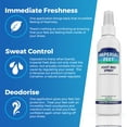 thumbnail image 3 of Imperial Feet Foot Deo Spray - Foot & Shoe Deodorizer Spray, Helps Eliminate Smelly Odor & Control Sweat - Antiperspirant Deodorizing Freshener with Mint Scent - Strong, 24-Hour Protection - 150ml, 3 of 9