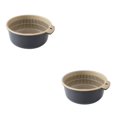thumbnail image 1 of Advancent Colador duradero de plástico para tareas de cocina fáciles y eficientes Utensilios de cocina de amplia aplicación Gris azulado pequeño 2Conjunto, 1 of 6