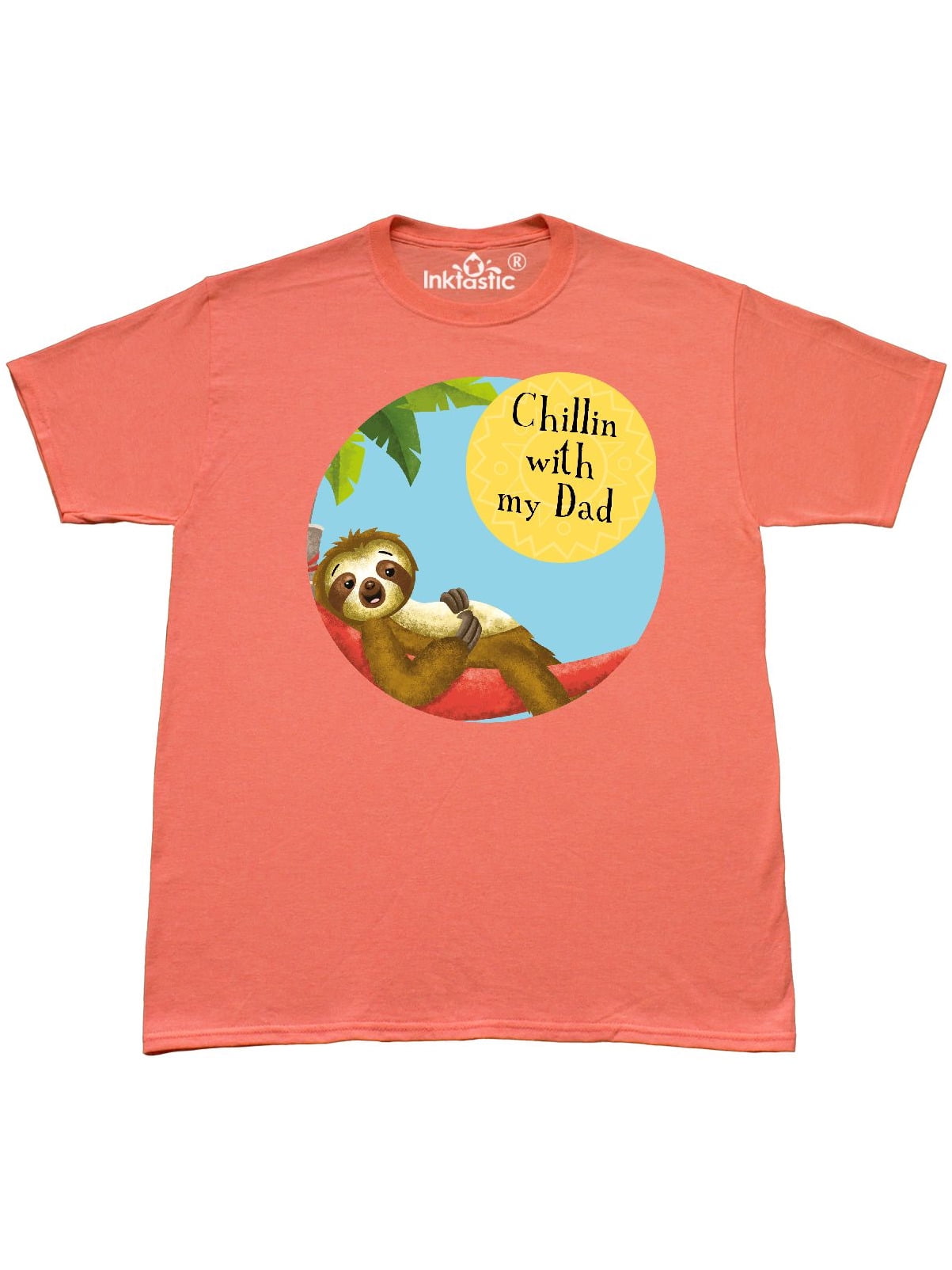 Tiny Tusks inktastic Sedrick Sloth Chillin with Mama Cute Toddler T-Shirt