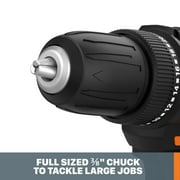 Worx WX100L 20V Power Share 3/8 Drill/Driver (Battery & Charger Included)
