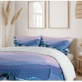 thumbnail image 6 of Ambesonne Digital Duvet Cover Set, Future Effect, 2-Calking, Navy Lavender, 6 of 7