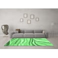 thumbnail image 3 of Ahgly Company Indoor Square Abstract Emerald Green Modern Area Rugs, 4' Square, 3 of 4