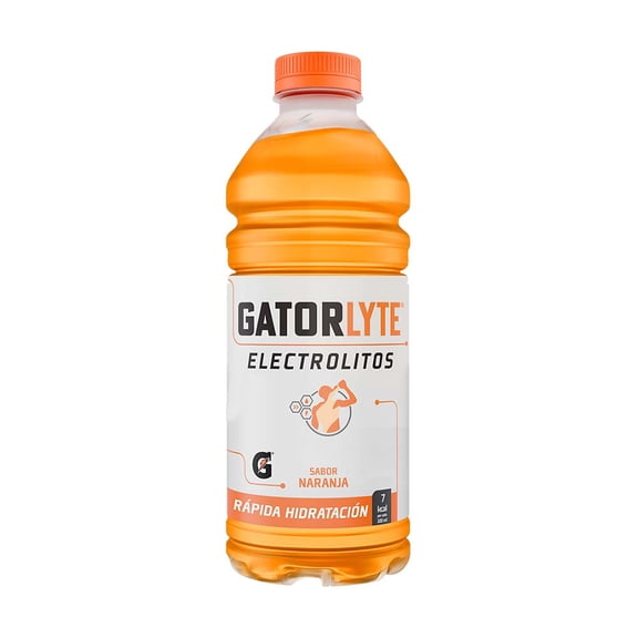 Bebida hidratante Gatorlyte sabor naranja 591 ml