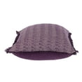 thumbnail image 5 of Parkland Collection Transitional Stripes Purple 14" x 20" Pillow, 5 of 6