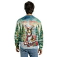 thumbnail image 5 of Merry Christmas Santa Reindeer Antlers Collie Sleigh Xmas Winter Holiday All Over Print 3D Sweatshirt Unisex Merch Collie Dog Lover Gifts Idea - 00023, 5 of 6