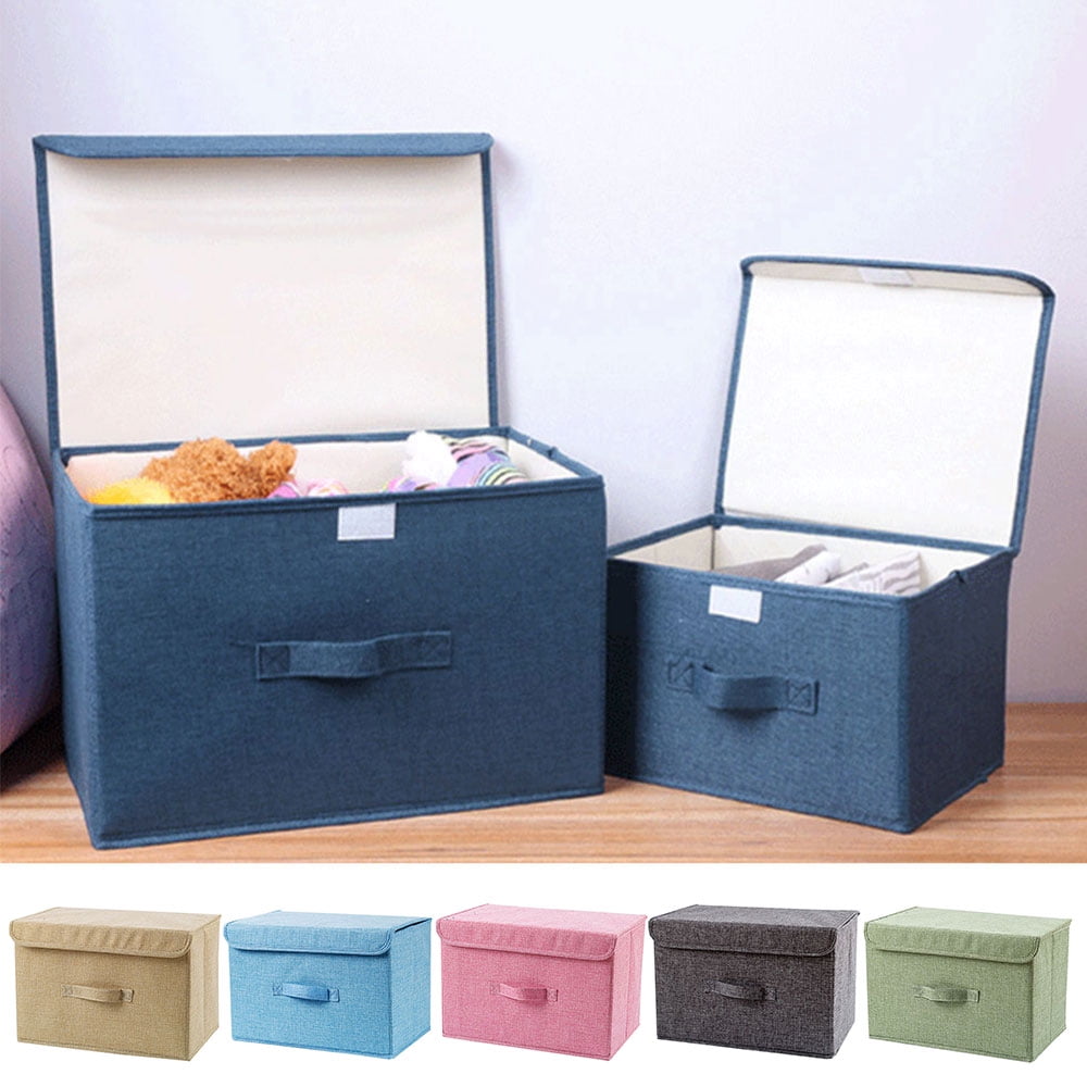 Children Foldable Pop Up Large Storage Chest Toy Book Box Tidy Brick Design 