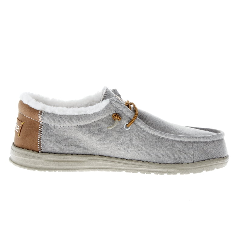 Hey Dude Wally Herringbone Grey | Men