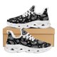 thumbnail image 1 of Zapatillas deportivas informales de malla con estampado de cachemira blanca de marca de lujo para mujer, cómodas y ligeras con plataforma para caminar., 1 of 6