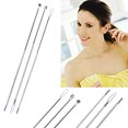 thumbnail image 2 of Flmtop 3x Stainless Steel Ear Pick Set Wax Curette Remover Double-End Ear Scoop Tool, 2 of 10