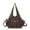 2D.Brown, variant on for Women Large capacity Vegan Leather wallet and Handbags Crossbody Purses Multi pocket shoulder bag