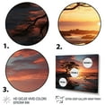 thumbnail image 3 of Designart "Sunset euphony In Africa" Landscape Sunset Floater Framed Canvas Print, 3 of 7