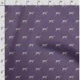 thumbnail image 3 of Soimoi Dog Printed, Poly Canvas Fabric, Decor Sewing Fabric by The Yard 56 Inch Wide,Decorative Fabric for Curtains Tote Bags, Purple, 3 of 5