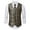 Gold, variant on GHSOHS Mens Vest Tie Set 3PC Formal Waistcoat Jacquard Tuxedo Dress Vest Necktie Pocket Square Suit Vests Wedding Party Tuxedo Set 3XL