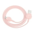 thumbnail image 2 of Cable USB de Carga Rápida Perfecl 1M Micro USB Rosa, 2 of 8