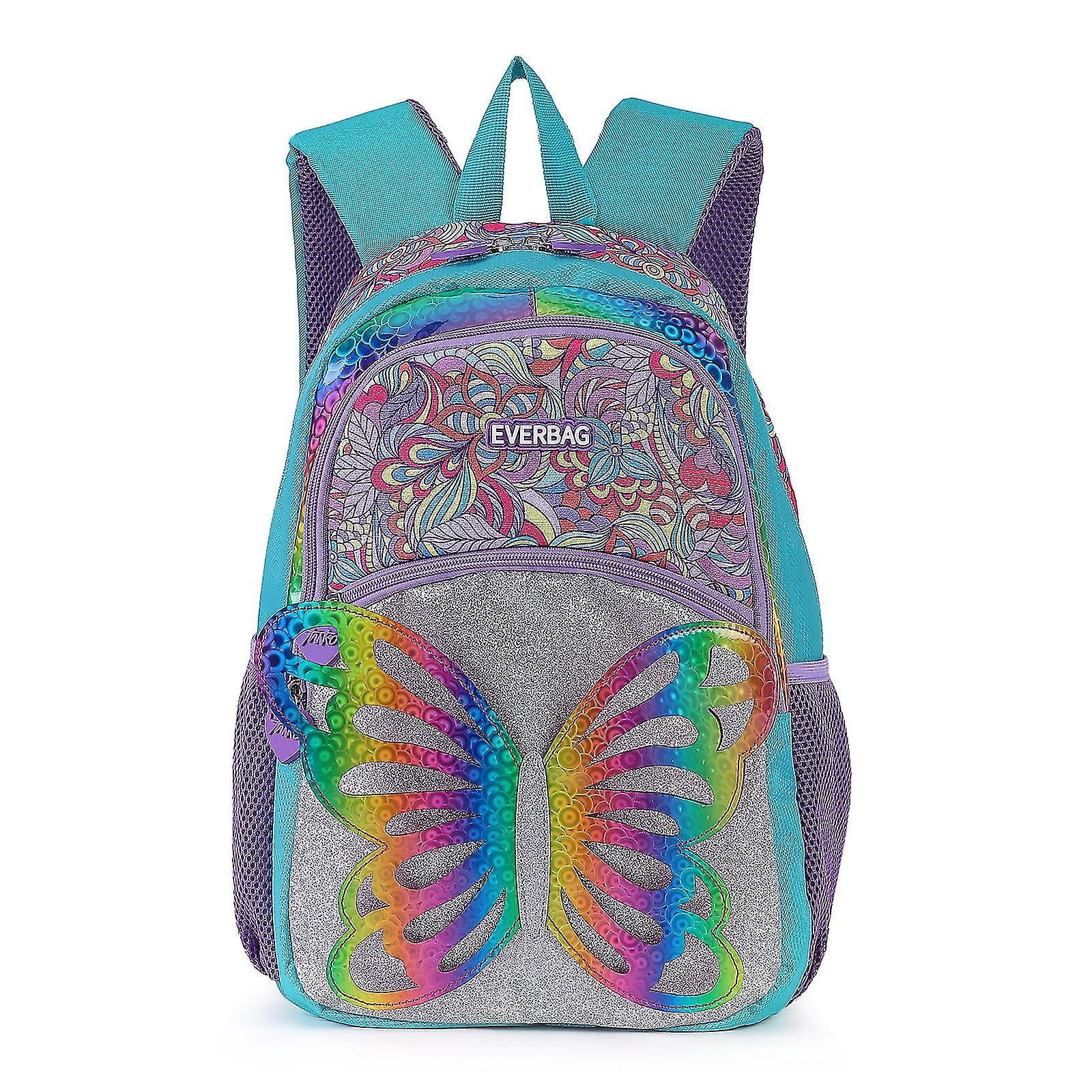 Butterfly Girls Backpack for Primary Children School Bag