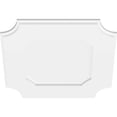 thumbnail image 4 of Ekena Millwork CMP20LE Médaillon de Plafond Contemporain en PVC de Qualité Architecturale Carré de 20 Po x 12 Po, 4 of 4