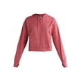 thumbnail image 4 of Athletic Works Women's ButterCore Zip Front Hoodie with Long Sleeves, Sizes XS-XXXL, 4 of 5
