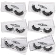thumbnail image 3 of Happydeer Reusable 3D Faux Mink Curly Thick Self-adhesive False Eyelashes Lashes Extension, 3 of 13