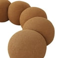 thumbnail image 5 of Meridian Furniture Apollo Saddle Boucle Fabric Bench, 5 of 10
