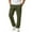 B-Army Green Cargo Sweatpants, variant on LONKITO Cargo Pants for Men Slim Fit Casual Streetwear Sweatpants Open Bottom Athletic Workout Sweat Pants with Pockets, Size L