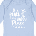 thumbnail image 4 of Inktastic Spring Break the Beach is My Happy Place Boys or Girls Long Sleeve Baby Bodysuit, 4 of 5