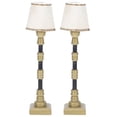 thumbnail image 2 of 2 Pcs Lampe sur Pied Mini Maison en Résine Dorée pour Enfants Passionnés de Miniatures, 2 of 8