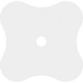 thumbnail image 4 of 16"OD x 2"ID x 5 1/2"C x 1"P Luna Architectural Grade PVC Contemporary Ceiling Medallion, 4 of 11