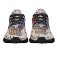 thumbnail image 5 of Happy 4th Of July Flowers Shoes Sneakers Black Size 7.5, 5 of 7