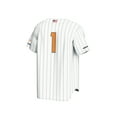 thumbnail image 3 of Unisex GameDay Greats #1 White Tennessee Volunteers Lightweight Baseball Fashion Jersey, 3 of 3
