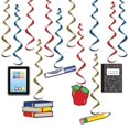 thumbnail image 1 of Beistle 59900 School Days Whirls Hanging Party Decoration, 1 of 1