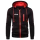 thumbnail image 2 of Nuevo período de otoño e invierno, sudaderas con capucha a la moda para hombre, sudaderas de lana con capucha y cremallera de manga larga, ropa deportiva informal para hombre de talla grande, 2 of 4