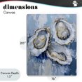 thumbnail image 4 of Stupell Industries Tropical Vibrant Blue Oysters Canvas Art, 16 x 20, by Creative Studio, 4 of 8