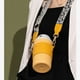thumbnail image 5 of Bearachild Reemplazo de cadena de perlas portátil de vacío de acero inoxidable para mujer 580ml Aspiradora de mujer Botella de agua con correa Teteras Blanco, 5 of 6