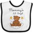 thumbnail image 3 of Inktastic Mommy's Lil Angel Boys or Girls Baby Bib, 3 of 4