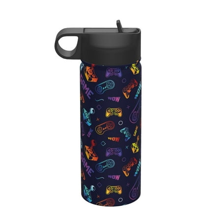 

Matuu Games for 18oz Durable Thermal Cups Keep Drinks Cold & Hot Insulated Coffee Mug with Lid (With Straw)