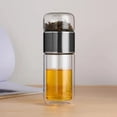 thumbnail image 1 of Birdeem Bouteille Infuseur à Thé en Verre à Double Paroi avec Séparation par Pression, Conception Isolée Étanche pour Infusion Instantanée, Tasse à Thé Portable avec Filtre Amovible, 1 of 9