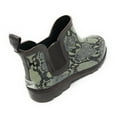 thumbnail image 4 of Forever Young Women's Pull Up Snake Skin Print Chelsea Rain Boots, 4 of 6