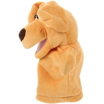 WRISTBIQUE Plush Dog Hand Puppet for Kids, Soft Cloth Puppet Toy for Storytelling, Theater, and Interactive Play
