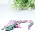 thumbnail image 3 of 3D Printed lizard,Flexible Joint Animal lacertid Figurines,Realistic Eyes, Home Office Decor,Fidget Toy for Adults Teens Boy Festival Gifts, 3 of 10