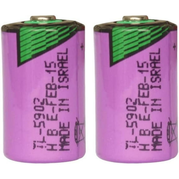 (Pack of 2) TL-5902 3.6V Battery 1200mAh for Tadiran TL-5902 Size 12AA Lithium Batteries TL-5902/S TL-2150/S ER14250 SL-350