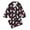 C, variant on Einccm Girls 2-Piece Pajama Set, Long Sleeve Top and Short Pants with Button-Down Collar and Cute Print, Soft Polyester Comfort Fit for Casual Daily Wear, Ages 4-7 Years