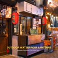 thumbnail image 4 of 2pcs 10 inch Japanese Ramen Lantern Chochin Restaurant Sign Party Bar Decor, 4 of 7