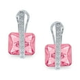 thumbnail image 2 of Bling Jewelry Womens Dangle Chandelier Earrings Square Simulated Gemstones, 2 of 7