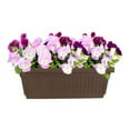 thumbnail image 5 of HC Companies 29.5 In Outdoor Fluted Plastic Venetian Flower Box (3 Pack), 5 of 11