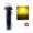 Yellow, variant on Solar Buoy Marker Light with Clear Beacon Head, Side Mount Tabs, Marine Warning Design for Net Lines and Boats